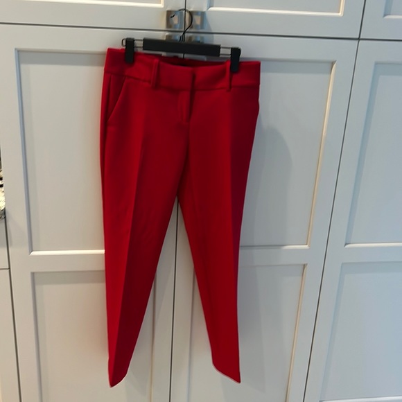 Ann Taylor slacks in red size 0 - Picture 1 of 8